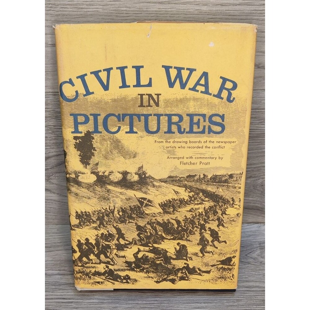 Civil War in Pictures Fletcher Pratt 1955 Hardcover American History Illustrated